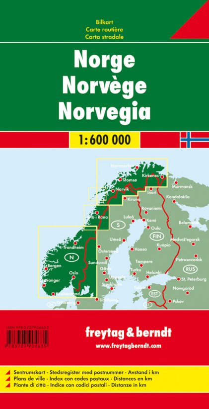 Automapa Norsko