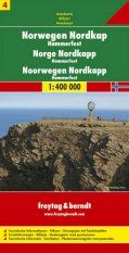Mapa Norsko 4 - Nordkapp, Hammerfest, Kirkenes, 1:400 tis.